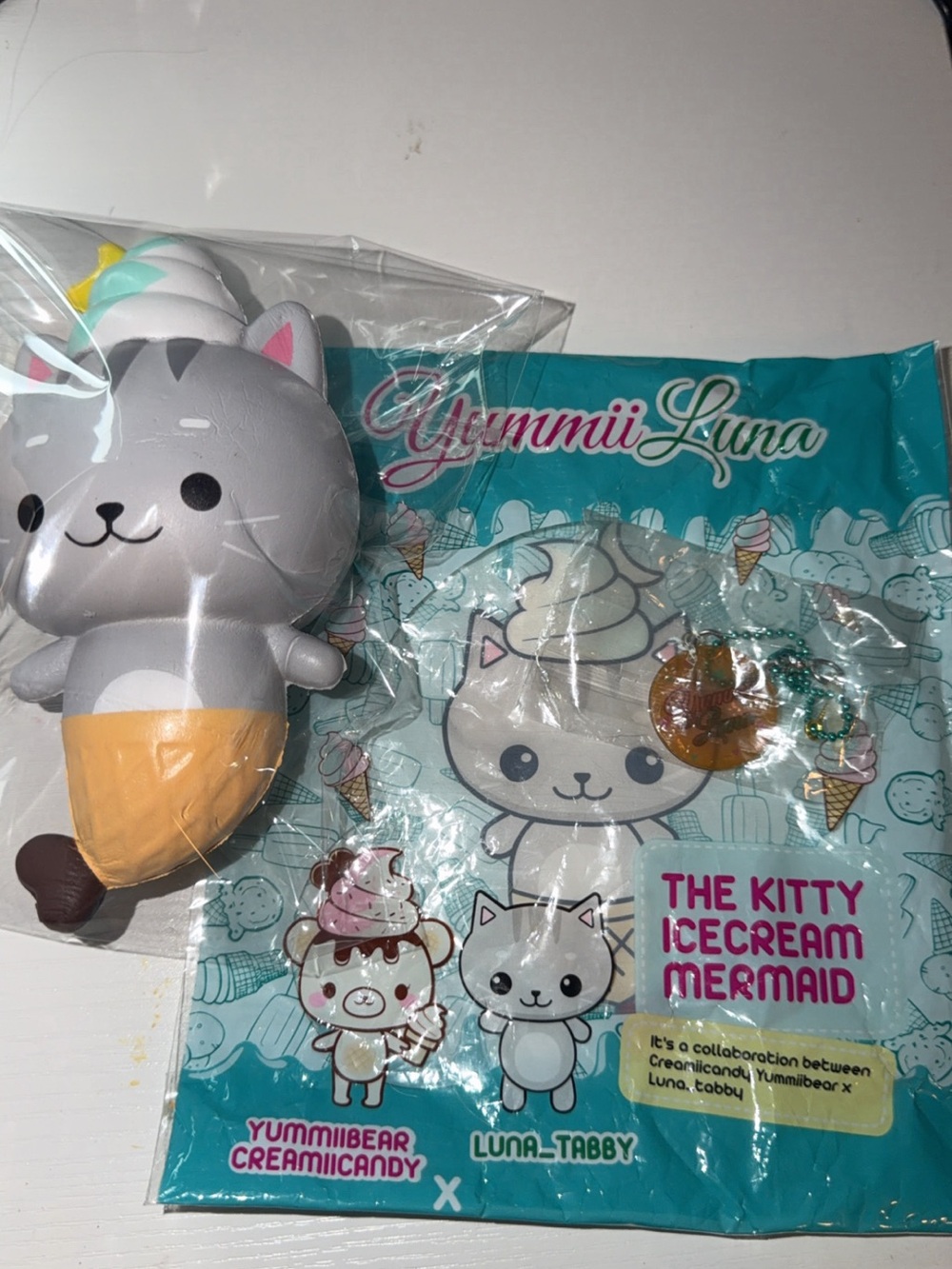 Authentic CreamiiCandy YummiiLuna Mermaid Squishy | Rare Licensed Slow Rising!